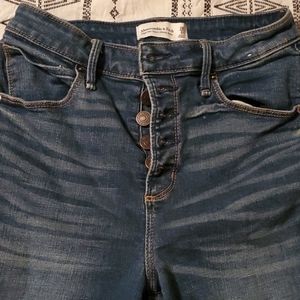 A&F Curve Love High Rise Super Skinny Ankle